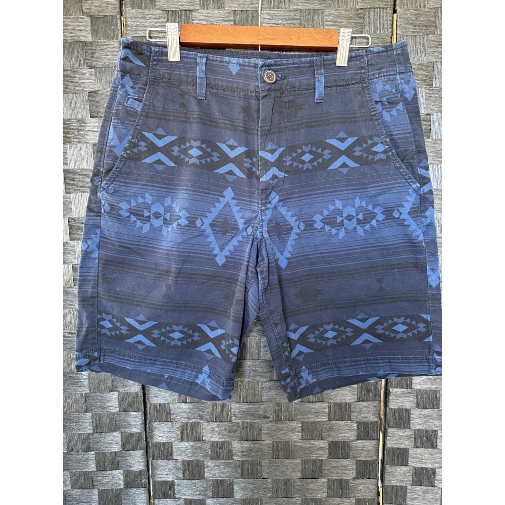 American Eagle Shorts Mens 31 Blue Aztec Southwest